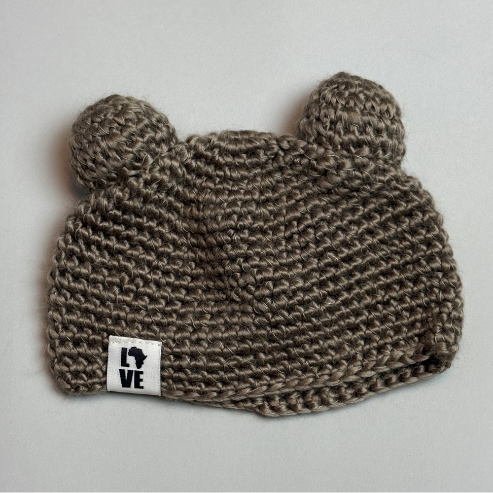 Cozy Knit Bear Ear Hat for Kids